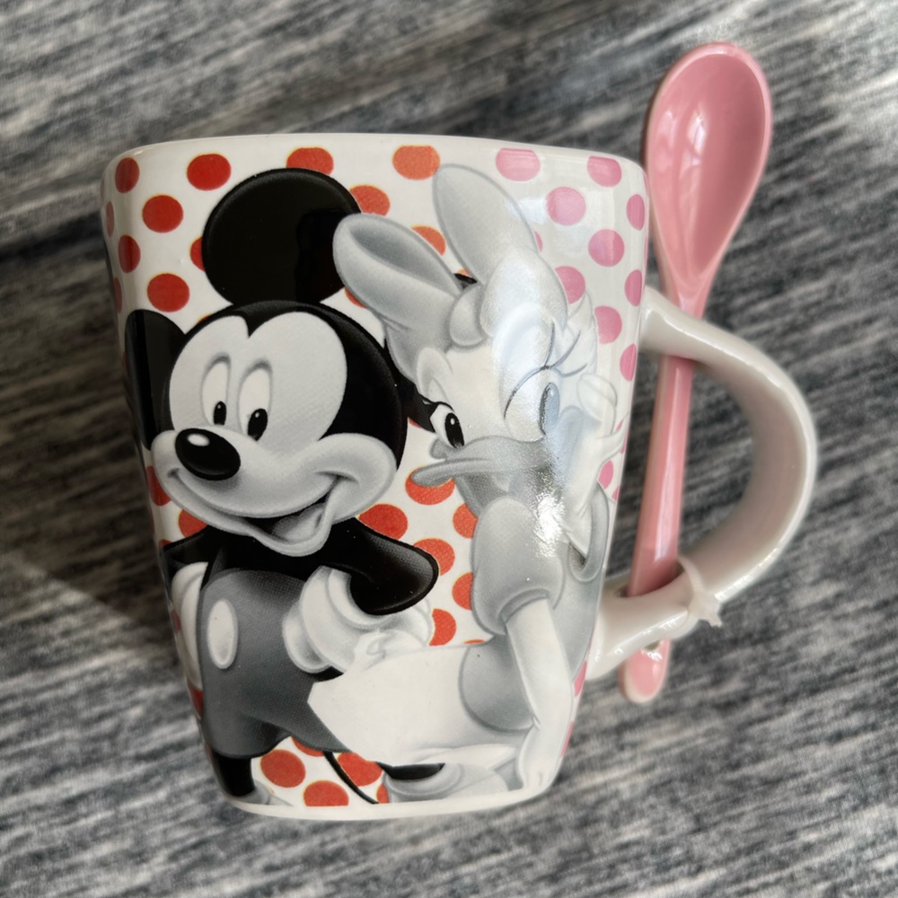 Disney World Character Mug with Spoon